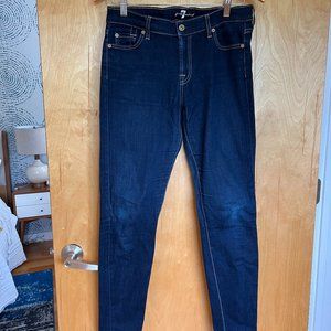 7 For All Mankind The Skinny Mid/High-Rise Jean